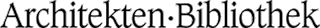 Arkitekt&middot;Bibliotek Logo